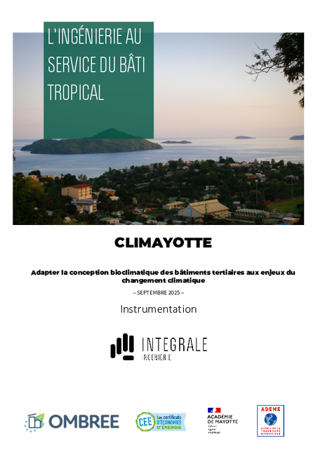 CLIMAYOTTE – Livrable 2 – INSTRUMENTATION