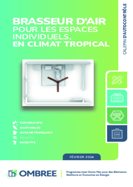 CALEPIN D’AUTOCONTRÔLE BRASSEUR D’AIR POUR LES ESPACES INDIVIDUELS
