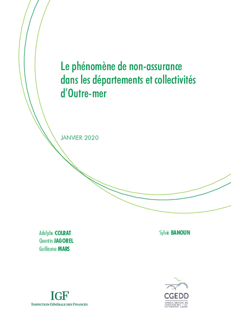 Le phénomène de non-assurance dans les départements et collectivités d’Outre-mer