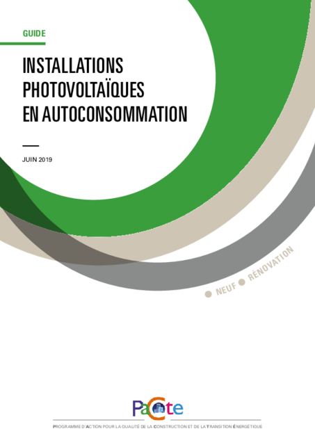 Installations photovoltaïques en autoconsommation