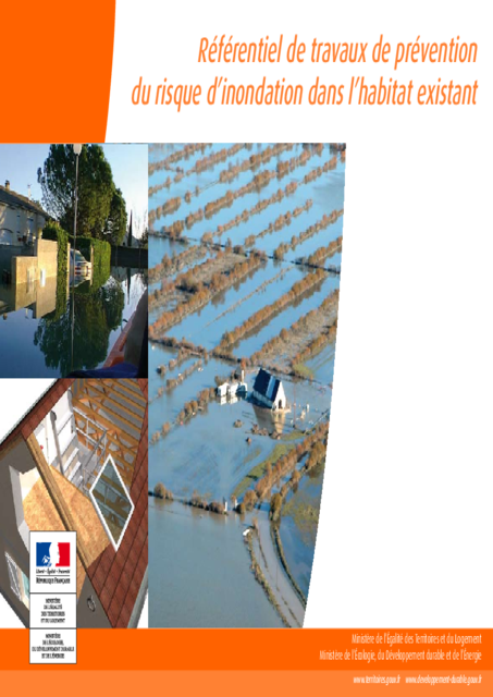 Référentiel de travaux de prévention du risque d’inondation dans l’habitat existant