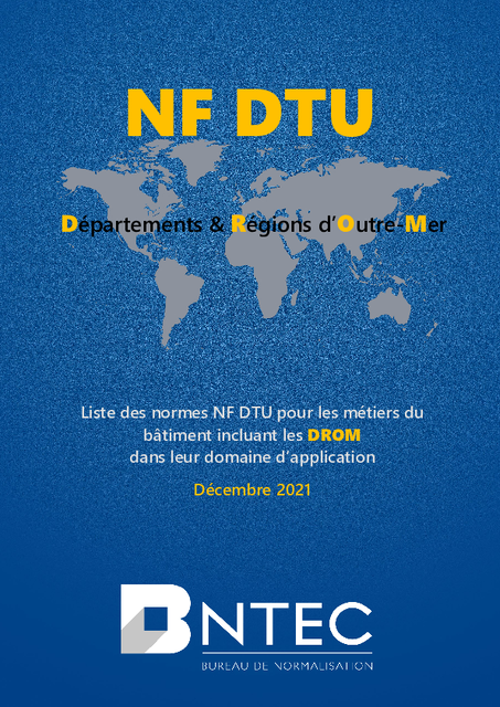 NF DTU Départements & Régions d’Outre-Mer