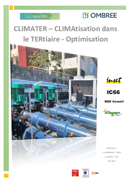 CLIMATER – CLIMatisation dans le TERtiaire – Optimisation