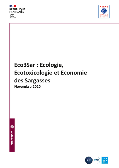 Eco3Sar : Ecologie, Ecotoxicologie et Economie des Sargasses