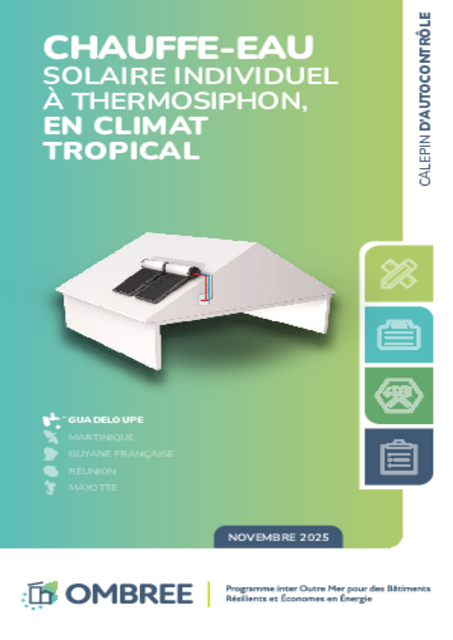 CALEPIN D’AUTOCONTRÔLE CHAUFFE-EAU SOLAIRE INDIVIDUEL À THERMOSIPHON – Guadeloupe