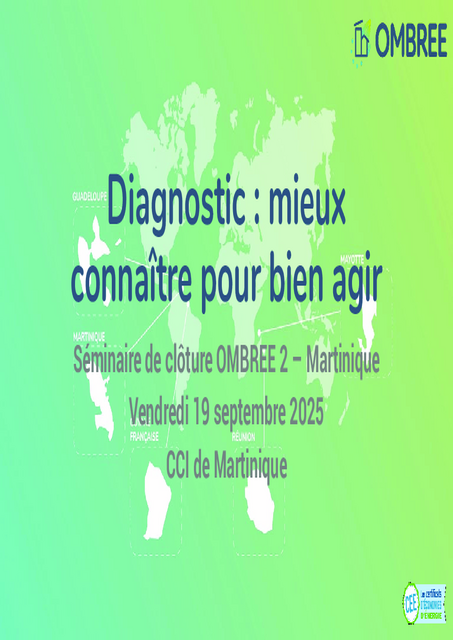 Séminaire de clôture OMBREE 2025 – Martinique